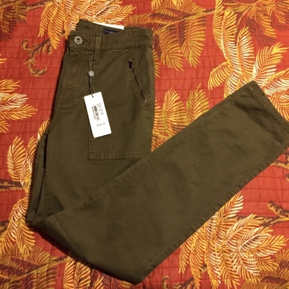 NWT AG Kinsley Jeans Sulfur Palm Green twill 26 - Picture 5 of 5